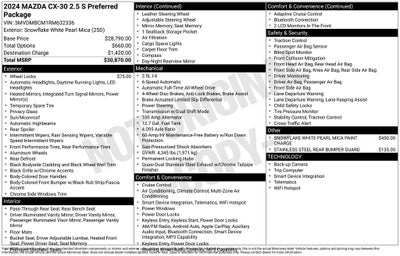 2024 Mazda Mazda CX-30 2.5 S Preferred Package