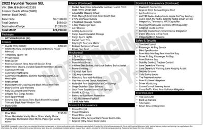 2022 Hyundai TUCSON SEL