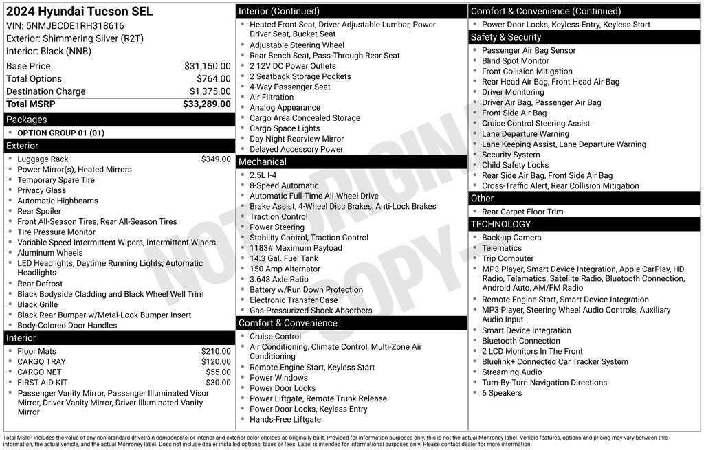 2024 Hyundai TUCSON SEL