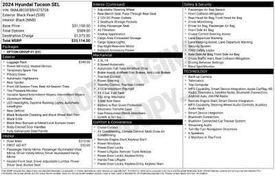 2024 Hyundai TUCSON SEL