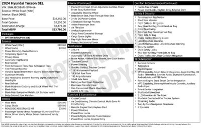 2024 Hyundai TUCSON SEL