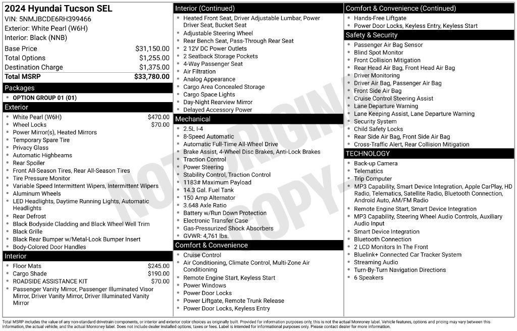 2024 Hyundai TUCSON SEL