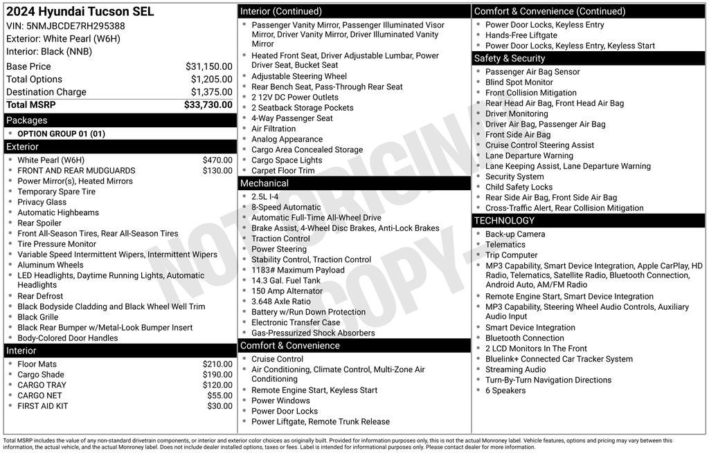 2024 Hyundai TUCSON SEL
