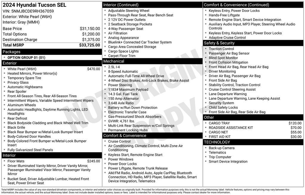 2024 Hyundai TUCSON SEL