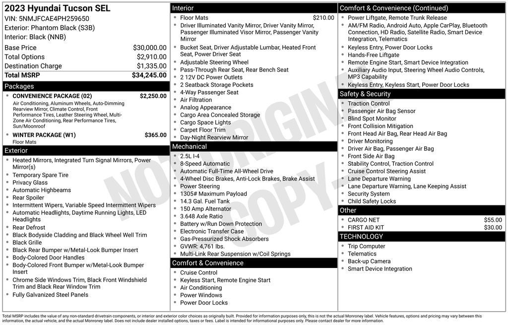 2023 Hyundai TUCSON SEL