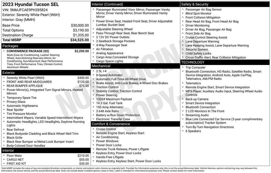 2023 Hyundai TUCSON SEL