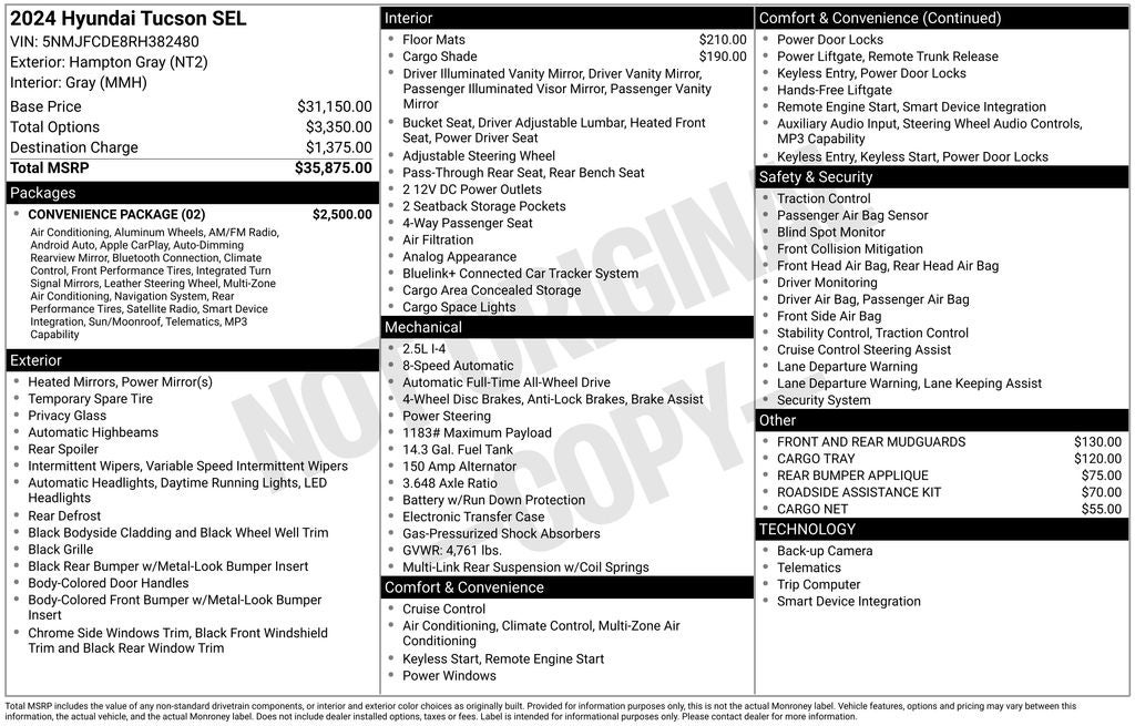 2024 Hyundai TUCSON SEL
