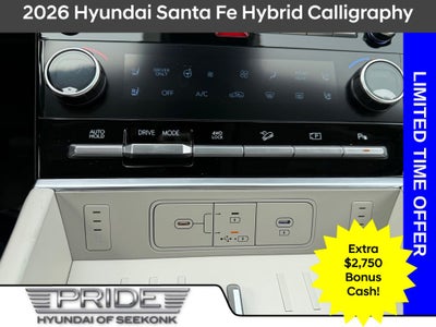 2026 Hyundai SANTA FE HYBRID Calligraphy