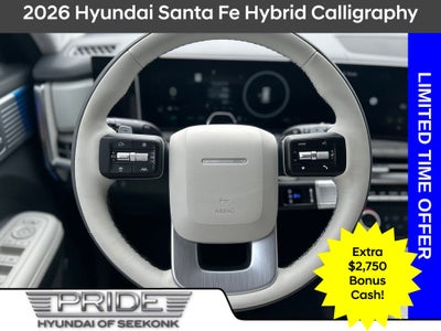 2026 Hyundai SANTA FE HYBRID Calligraphy