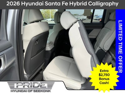 2026 Hyundai SANTA FE HYBRID Calligraphy