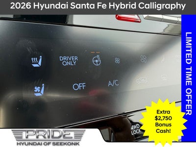 2026 Hyundai SANTA FE HYBRID Calligraphy