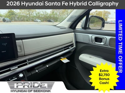 2026 Hyundai SANTA FE HYBRID Calligraphy