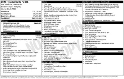 2023 Hyundai SANTA FE SEL