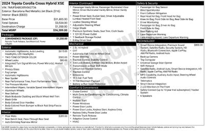 2024 Toyota Corolla Cross Hybrid XSE