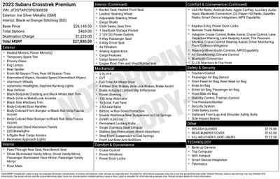 2023 Subaru Crosstrek Premium