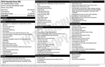 2024 Hyundai KONA SEL