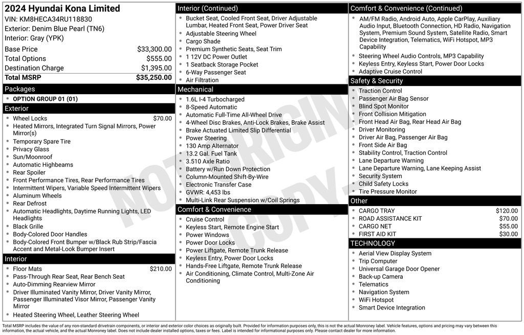 2024 Hyundai KONA Limited