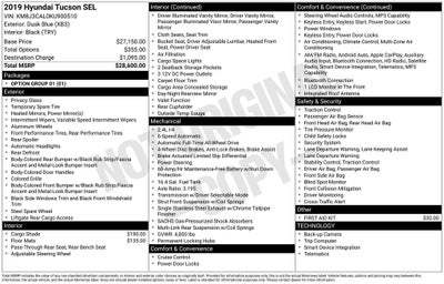 2019 Hyundai TUCSON SEL