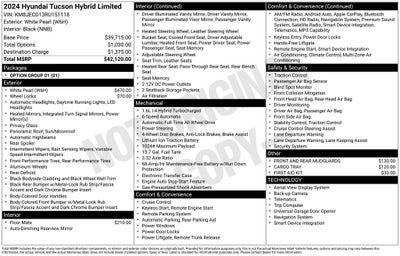 2024 Hyundai TUCSON HYBRID Limited