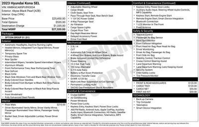 2023 Hyundai KONA SEL