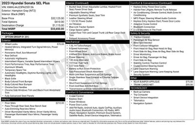 2023 Hyundai SONATA SEL Plus