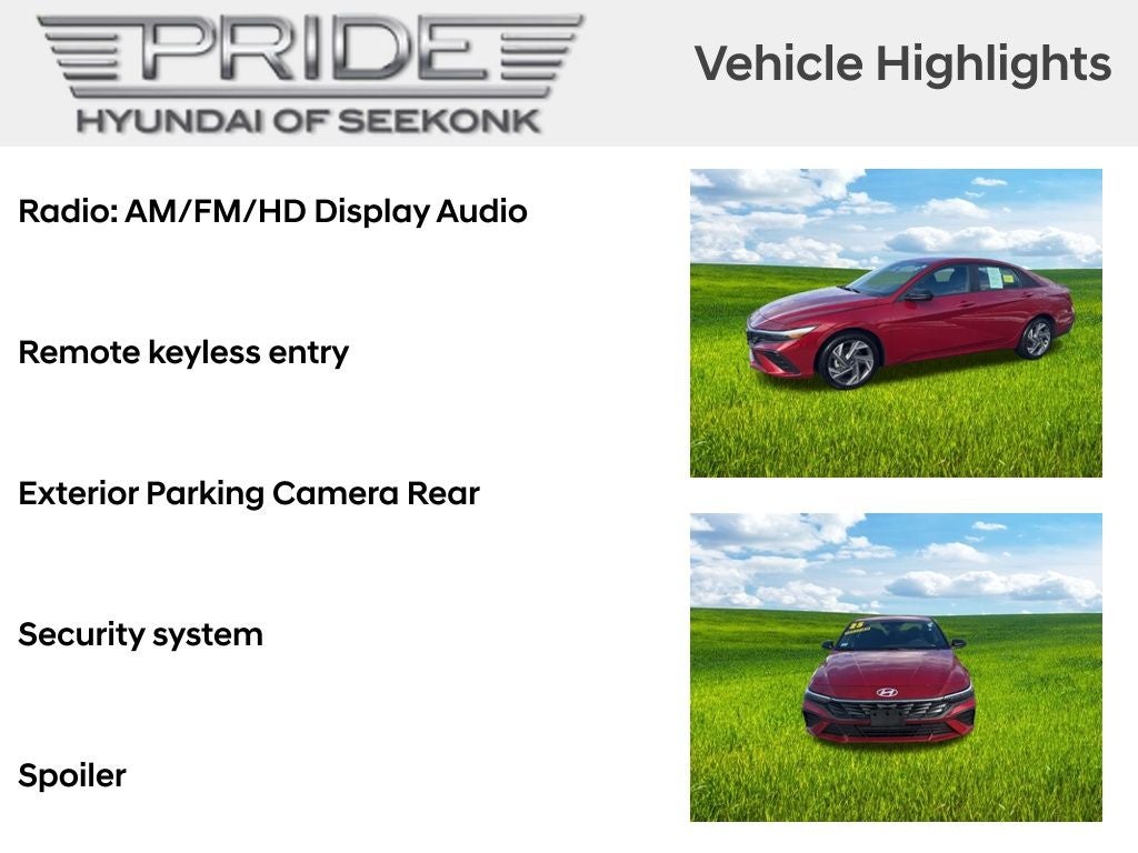 2025 Hyundai ELANTRA SEL Sport