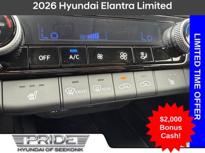 2026 Hyundai ELANTRA Limited