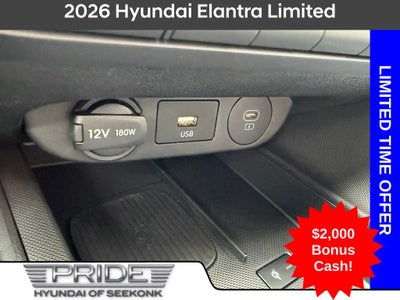 2026 Hyundai ELANTRA Limited