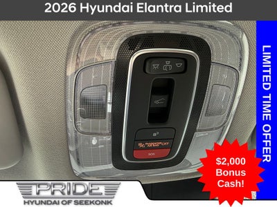 2026 Hyundai ELANTRA Limited