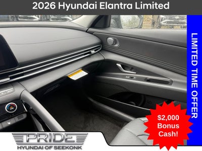 2026 Hyundai ELANTRA Limited