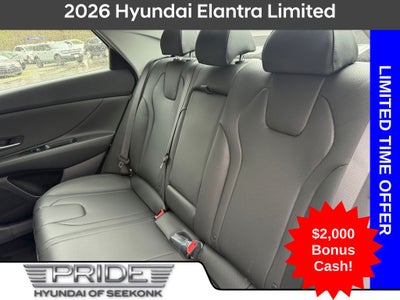 2026 Hyundai ELANTRA Limited