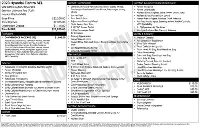 2023 Hyundai ELANTRA SEL