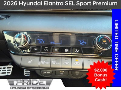 2026 Hyundai ELANTRA SEL Sport