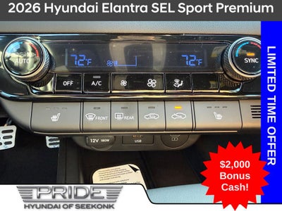 2026 Hyundai ELANTRA SEL Sport