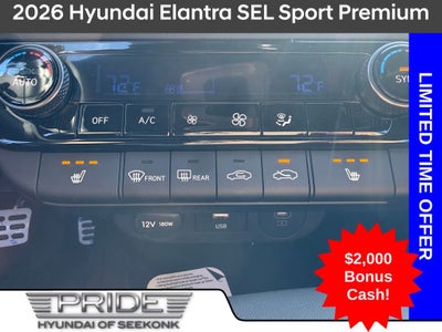 2026 Hyundai ELANTRA SEL Sport