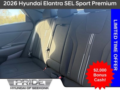 2026 Hyundai ELANTRA SEL Sport