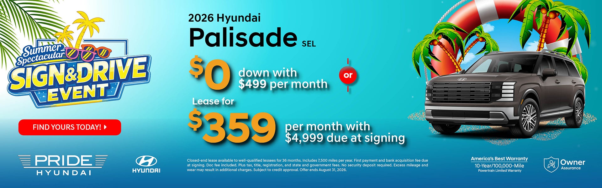 2026 HYUNDAI PALISADE SEL