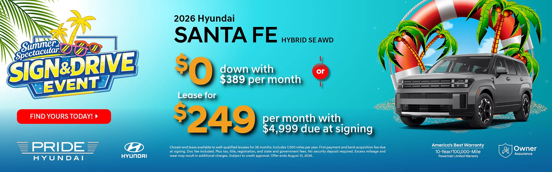 2026 HYUNDAI SANTA FE HYBRID SE AWD