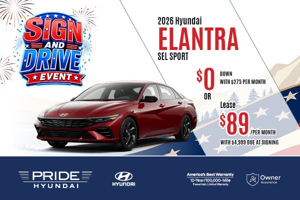 2026 Hyundai Elantra SEL Sport
