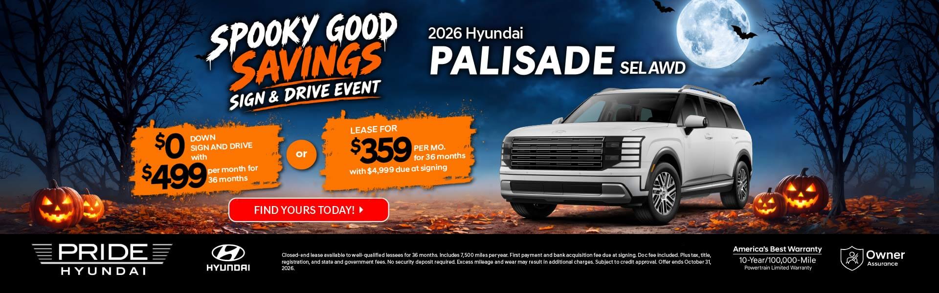 2026 HYUNDAI PALISADE SEL AWD