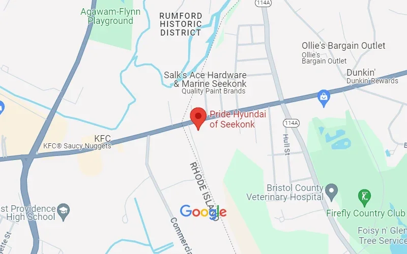 Pride Hyundai Seekonk in Seekonk MA map